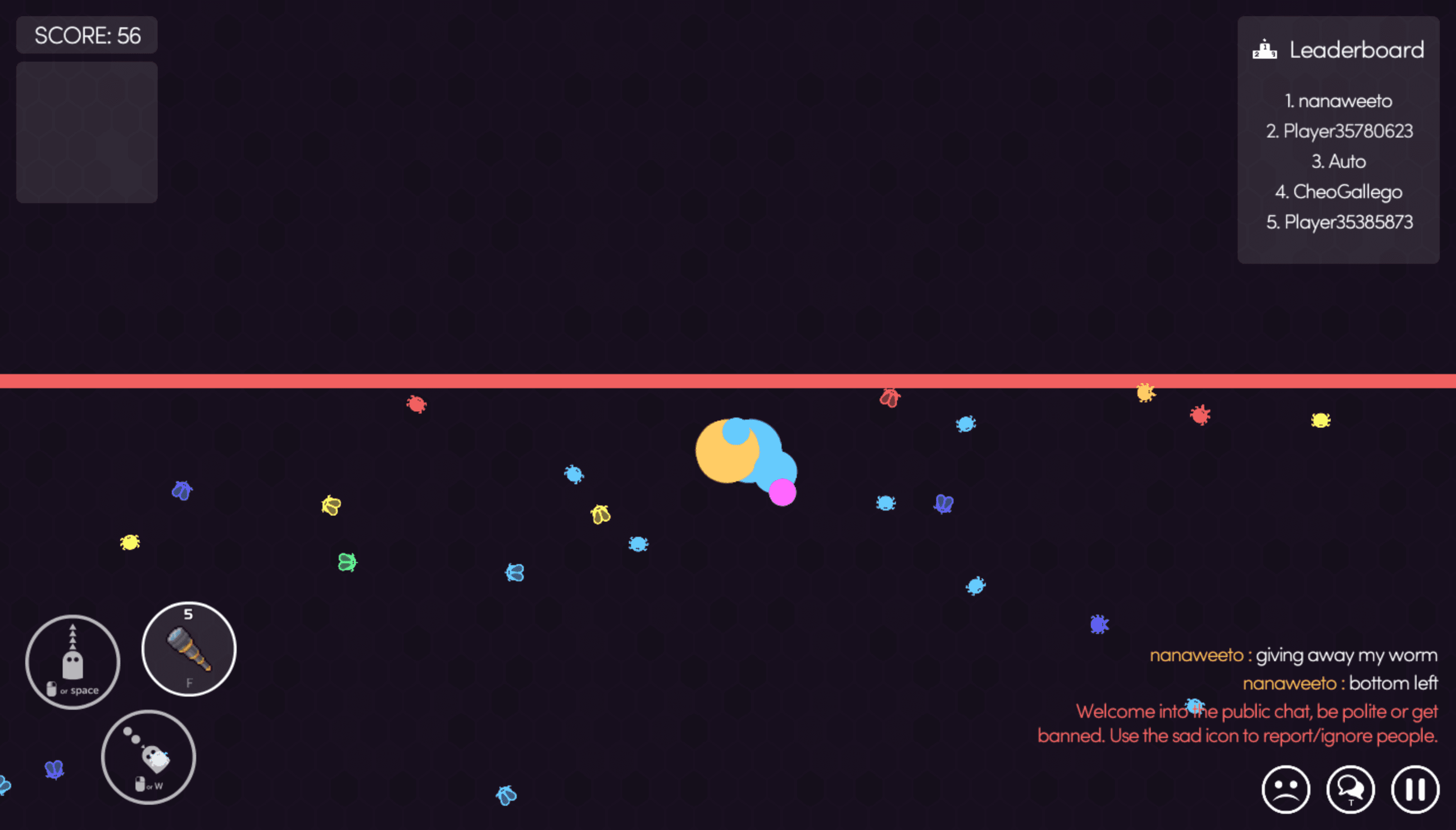 wormis game like agario