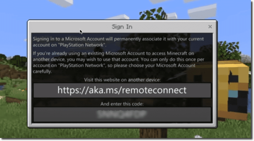 minecraft-aka.msremoteconnect-problem