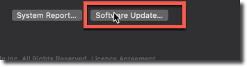 software update mac