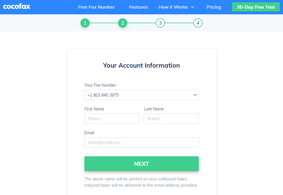 cocofax send fax online